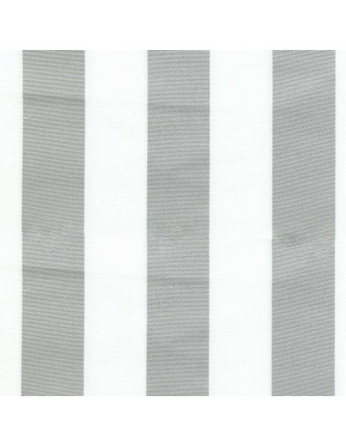 Tela de tumbona - Blanco y gris