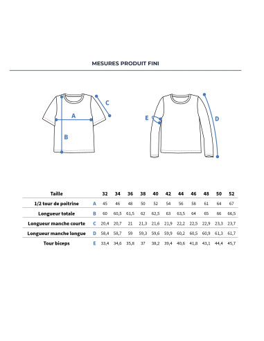 Patrón de camiseta Tanger - Ikatee