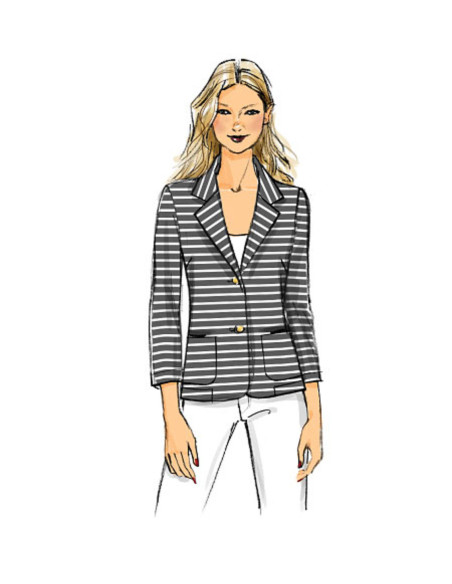 Patrón de chaqueta - Butterick 5926