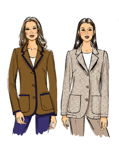 Patrón de chaqueta - Butterick 5926