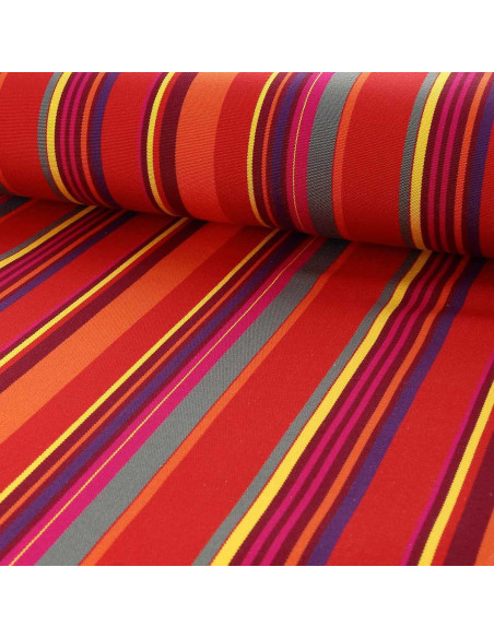 Tela de tumbona - Portofino rojo