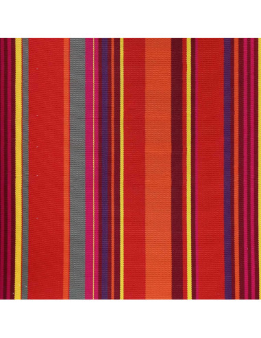 Tela de tumbona - Portofino rojo