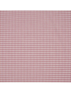 Tejido Vichy de cuadros pequeños - Rosa viejo 2