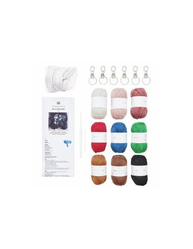 Kit crochet Ricorumi - Porte-clés Chingu animals