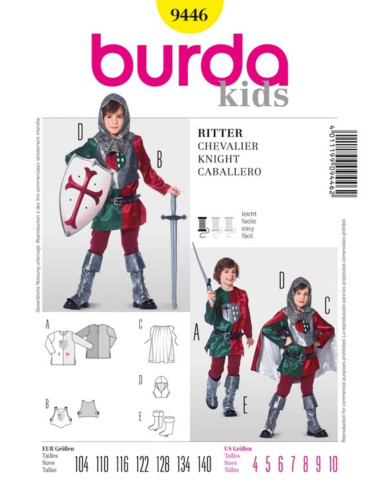 Patrón de caballero - Burda 9446