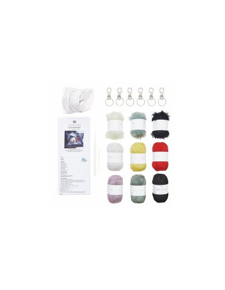 Kit crochet Ricorumi - Porte-clés Chingu sky