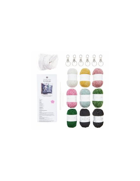 Kit crochet Ricorumi - Porte-clés Chingu earth