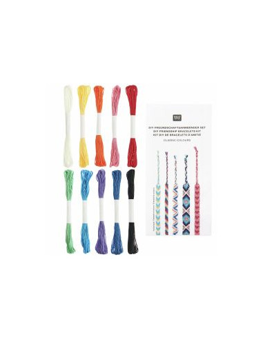 Kit bracelet brésilien - Classic colours