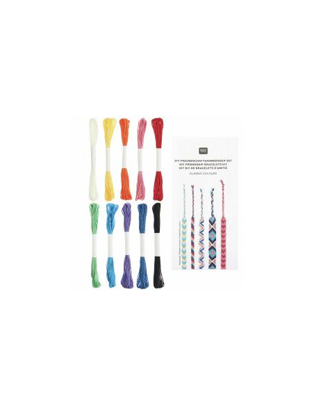 Kit bracelet brésilien - Classic colours