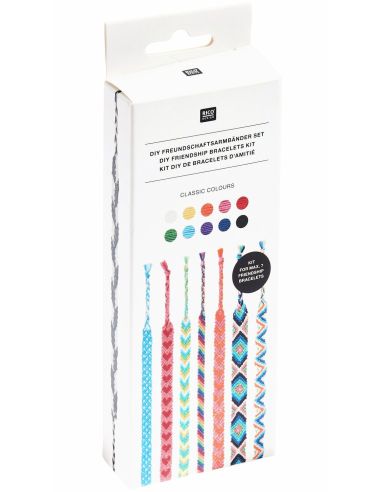 Kit de pulseras brasileñas - Colores clásicos