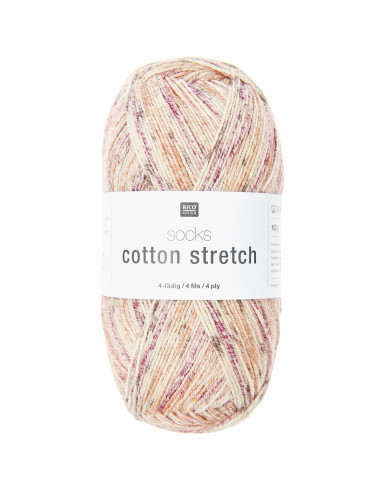 Calcetines de lana algodón Stretch 4 hilos Rico Design