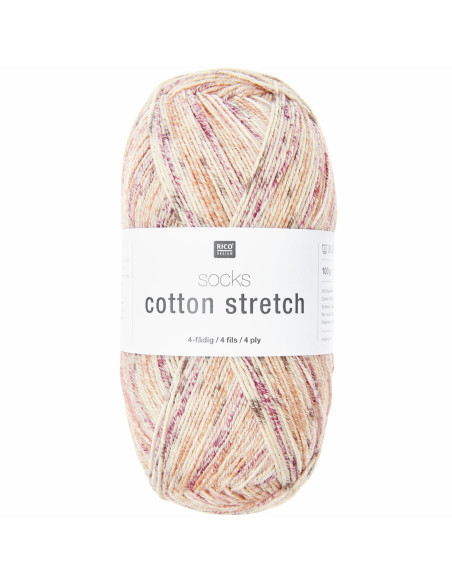 Calcetines de lana algodón Stretch 4 hilos Rico Design