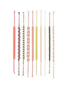 Kit de pulseras brasileñas - Colores de moda 2