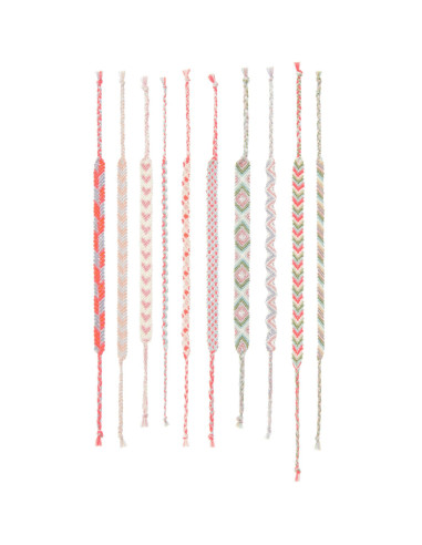 Kit bracelet brésilien - Pastel colours