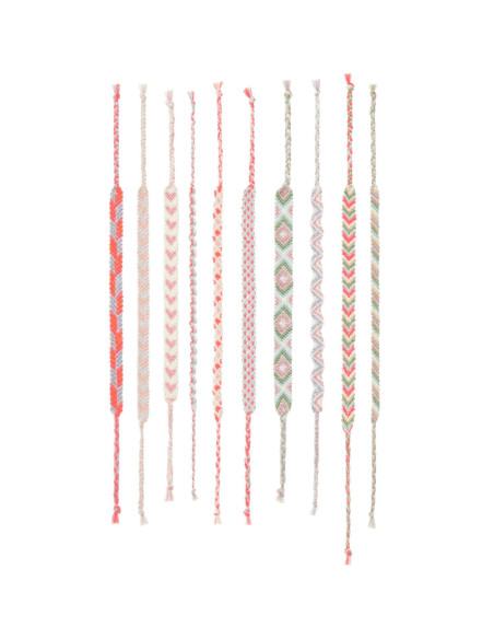 Kit bracelet brésilien - Pastel colours