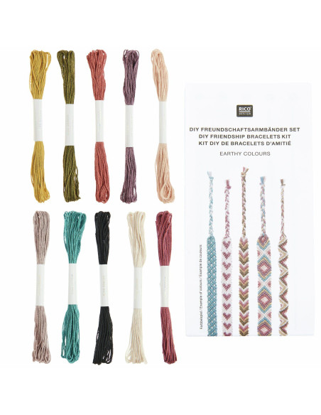 Kit bracelet brésilien - Earthy colours