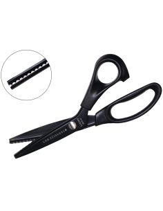 Tijeras dentadas festoneadas negras Midnight 23 cm LDH