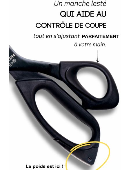 Tijeras de costura ergonómicas deluxe 25 cm LDH