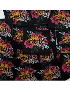 Lote de 5 etiquetas tejidas para coser Cute
