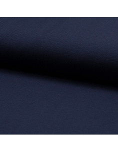 Tejido piqué de algodón para polos - Azul marino