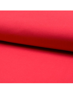Tejido piqué de algodón para polos - Rojo