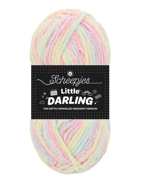 Hilo chenille Scheepjes Little Darling Sprinkled Gradient