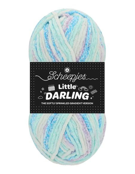 Hilo chenille Scheepjes Little Darling Sprinkled Gradient