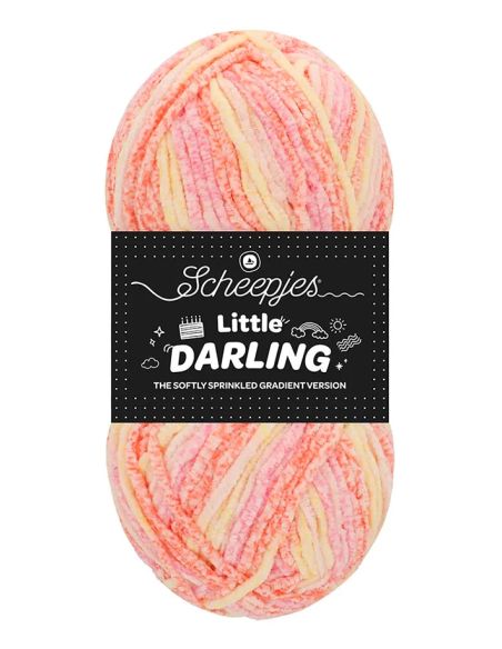 Hilo chenille Scheepjes Little Darling Sprinkled Gradient