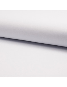 Tejido piqué de algodón para polos - Blanco