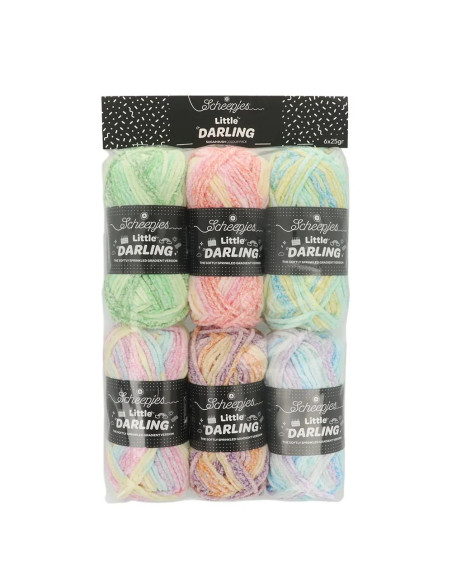 Bolsa de 6 ovillos Scheepjes Little Darling Sprinkled - Sugar Rush