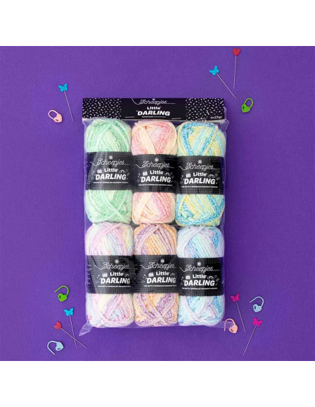 Bolsa de 4 ovillos Scheepjes Little Darling Sprinkled - Puddle Play
