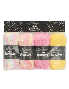 Bolsa de 4 ovillos Scheepjes Little Darling Sprinkled - Sundae Parade