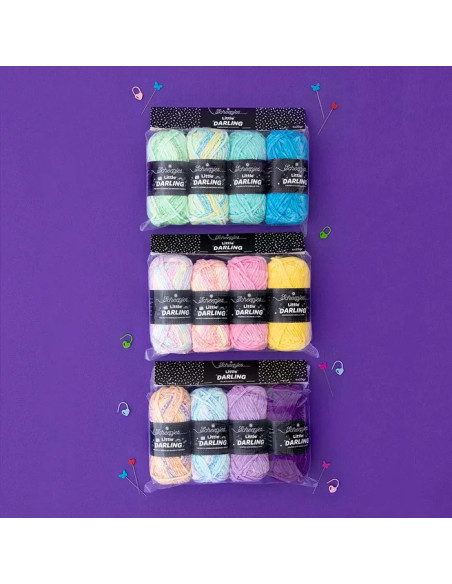 Bolsa de 4 ovillos Scheepjes Little Darling Sprinkled - Puddle Play