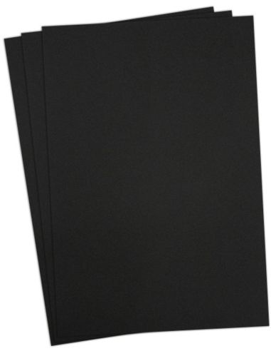 Paquete de 3 hojas de espuma 3D Puffy de 3 mm para bordado - Negro
