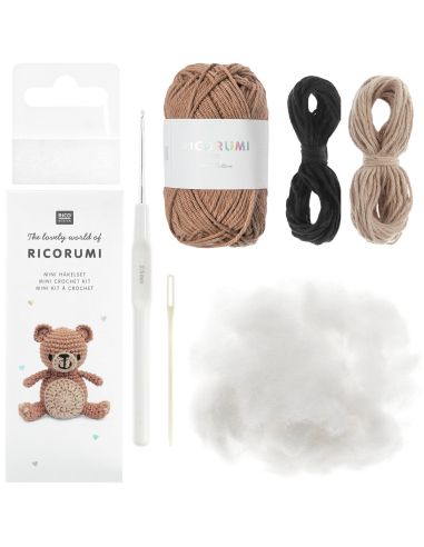Mini kit de crochet Ricorumi - Osito