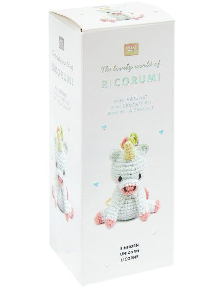 Mini kit de crochet Ricorumi - Unicornio