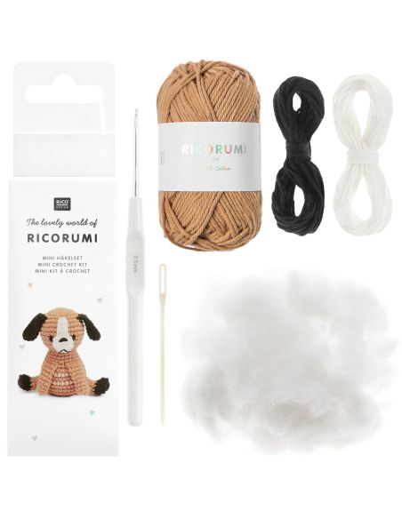 Mini kit de crochet Ricorumi - Perro