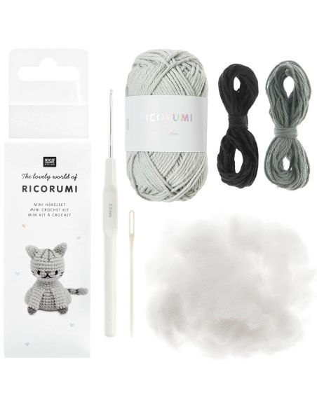 Mini kit de crochet Ricorumi - Gato