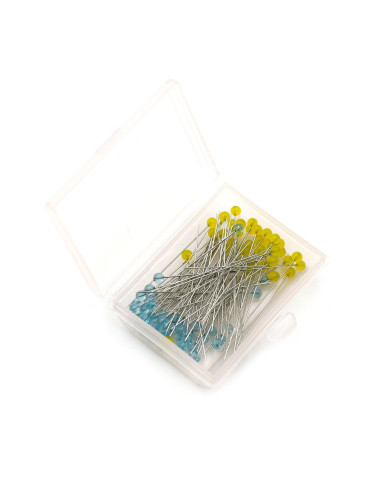 Caja de 100 alfileres ultra finos para patchwork Clover