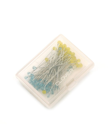 Caja de 100 alfileres ultra finos para patchwork Clover
