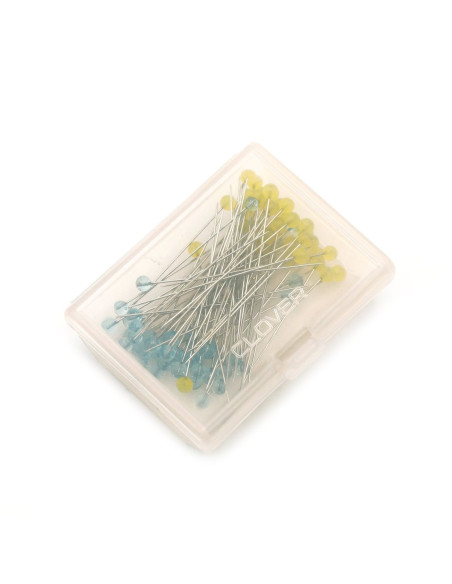 Caja de 100 alfileres ultra finos para patchwork Clover