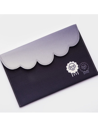 Estuche para agujas de tejer circulares KnitPro de carbono