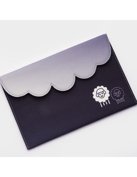 Estuche para agujas de tejer circulares KnitPro de carbono