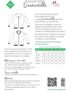 Patrón de chaqueta para hombre l'Irrésistible - Les BG 2