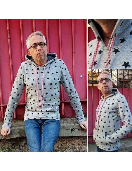 Patrón de sudadera para hombre El Casual - Los BG