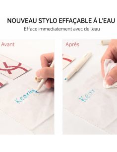 Stylo effaçable à l'eau - Blanc 2