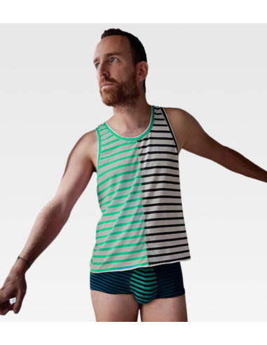 Patrón de bóxer y camiseta sin mangas para hombre L'Audacieux - Les BG