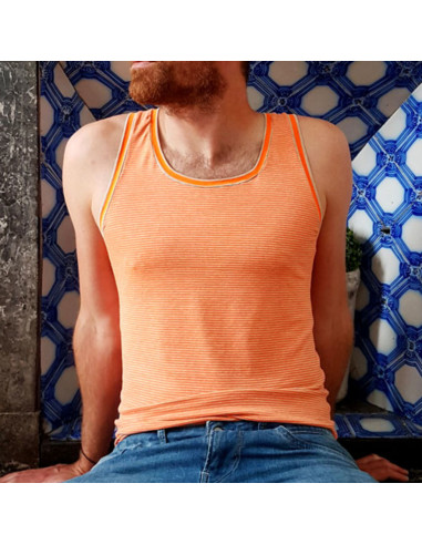 Patrón de bóxer y camiseta sin mangas para hombre L'Audacieux - Les BG