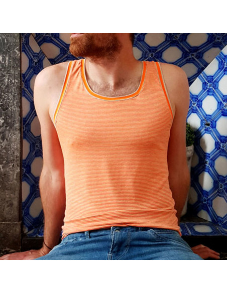 Patrón de bóxer y camiseta sin mangas para hombre L'Audacieux - Les BG