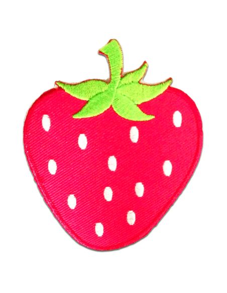 Écusson thermocollant grosse fraise